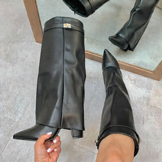 Strap-Ankle Boots Equestrian Boots - PeekDesk